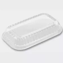 Couvercle plat noir 62107 215x130x38 DPET Vistopac
