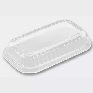 Couvercle plat noir 62107 215x130x38 DPET Vistopac