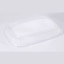 Couvercle plat noir 62108 248x180x32 DPET dome Vistopac