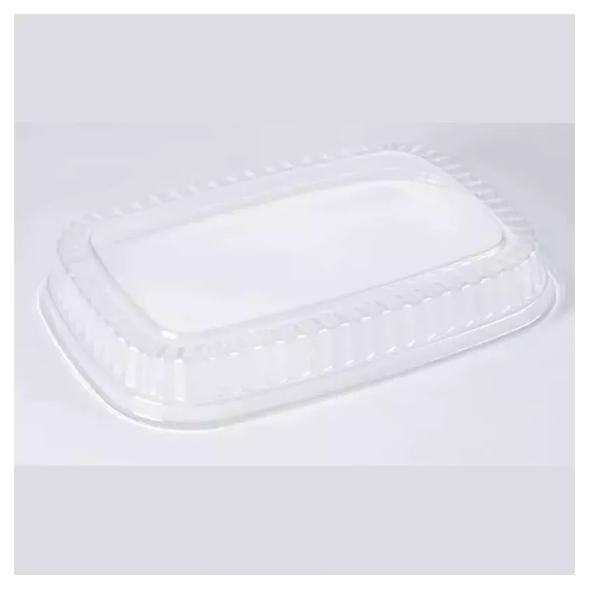 Couvercle plat noir 62108 248x180x32 DPET dome Vistopac