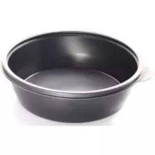 Bowl rond Fastpac 1L diametre 19x5,5cm noir
