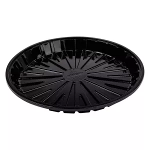 Plat pizza APET 220x20mm noir