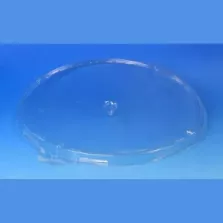 Couvercle APET plat pizza 220mm transparent