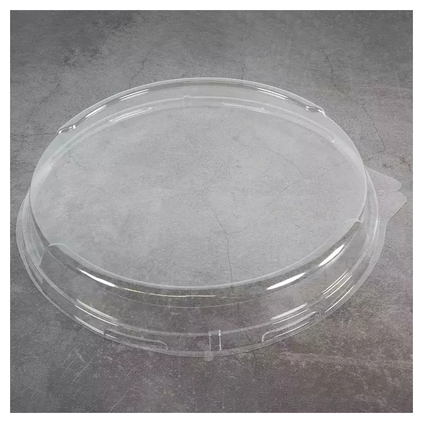 Couvercle dome APET plat pizza 220mm transparent