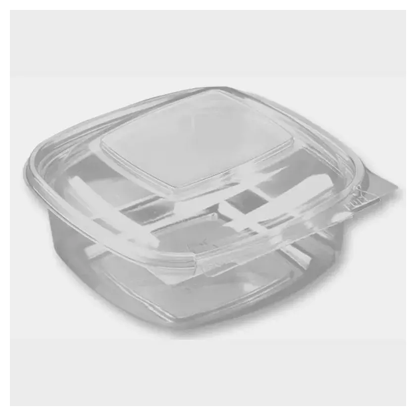 Squarepac RPET 250ml transparent 130x127x40mm Pluspack