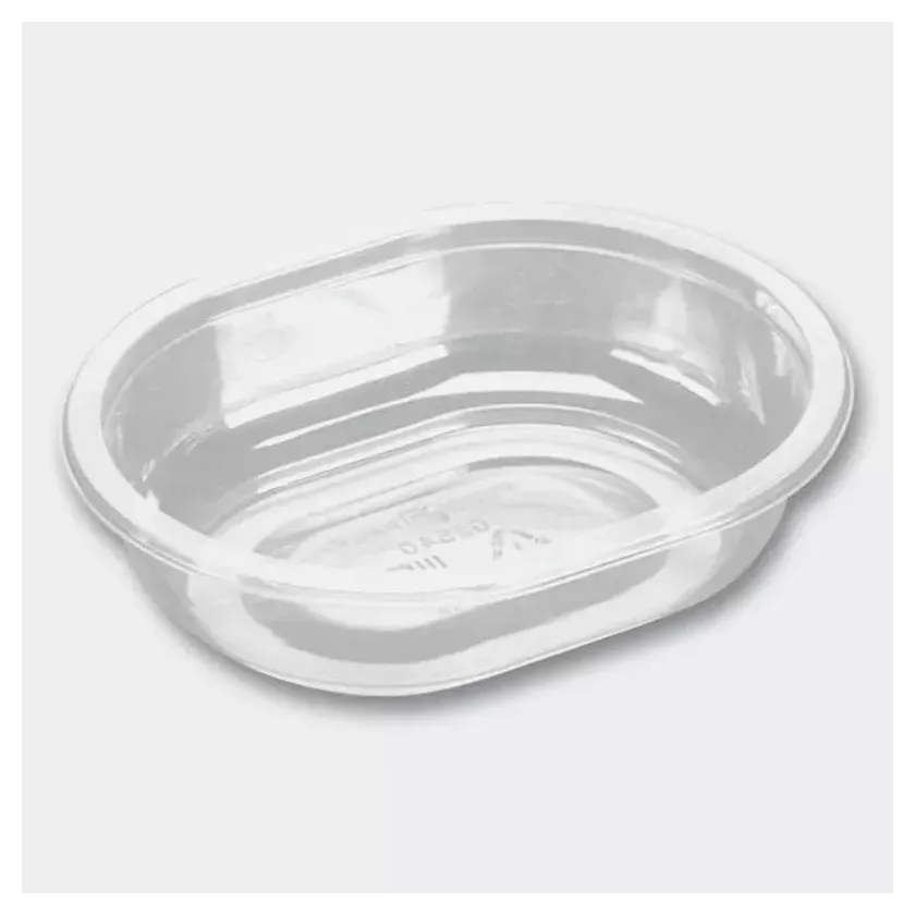 Ravier seal APET 250ml ovale 140x110x35mm transparent