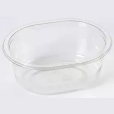 Ravier seal APET 465ml ovale 140x110x55mm transparent