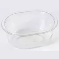 Ravier seal APET 465ml ovale 140x110x55mm transparent
