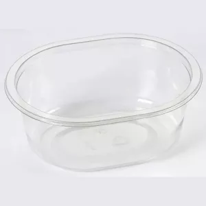Ravier seal APET 465ml ovale 140x110x55mm transparent