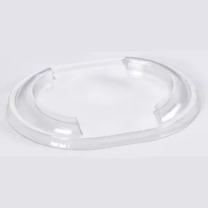 Couvercle ravier seal APET 140 ovale 143x113x18mm transparent