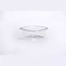 PET square tub 375ml 120x120x48mm transparent