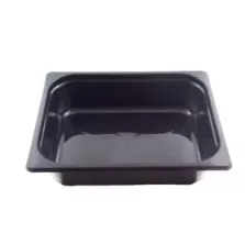 PP 1/2 GN H80 noir 325x265x80mm moule par injection