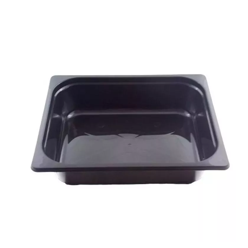 PP 1/2 GN H80 noir 325x265x80mm moule par injection