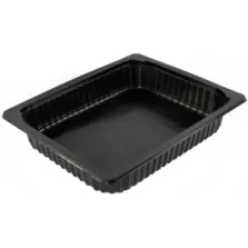 PP 1/2 GN H60 3,1L noir 325x265x60mm