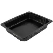 PP 1/2 GN H60 3,1L noir 325x265x60mm