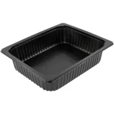 PP 1/2 GN H80 4,35L noir 325x265x80mm