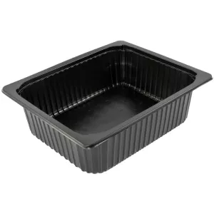 PP 1/2 GN H100 5,5L noir 325x265x100mm