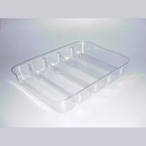 Support 1/2 GN 5-lignes H45 cristal 280x210x45mm OPS