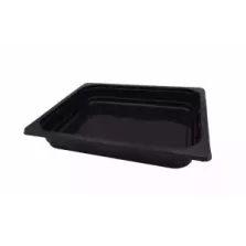 PP 1/2 GN H50 3,4L noir 325x265x50mm