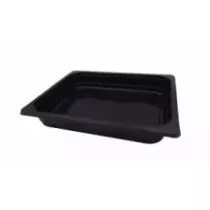 PP 1/2 GN H50 3,4L noir 325x265x50mm