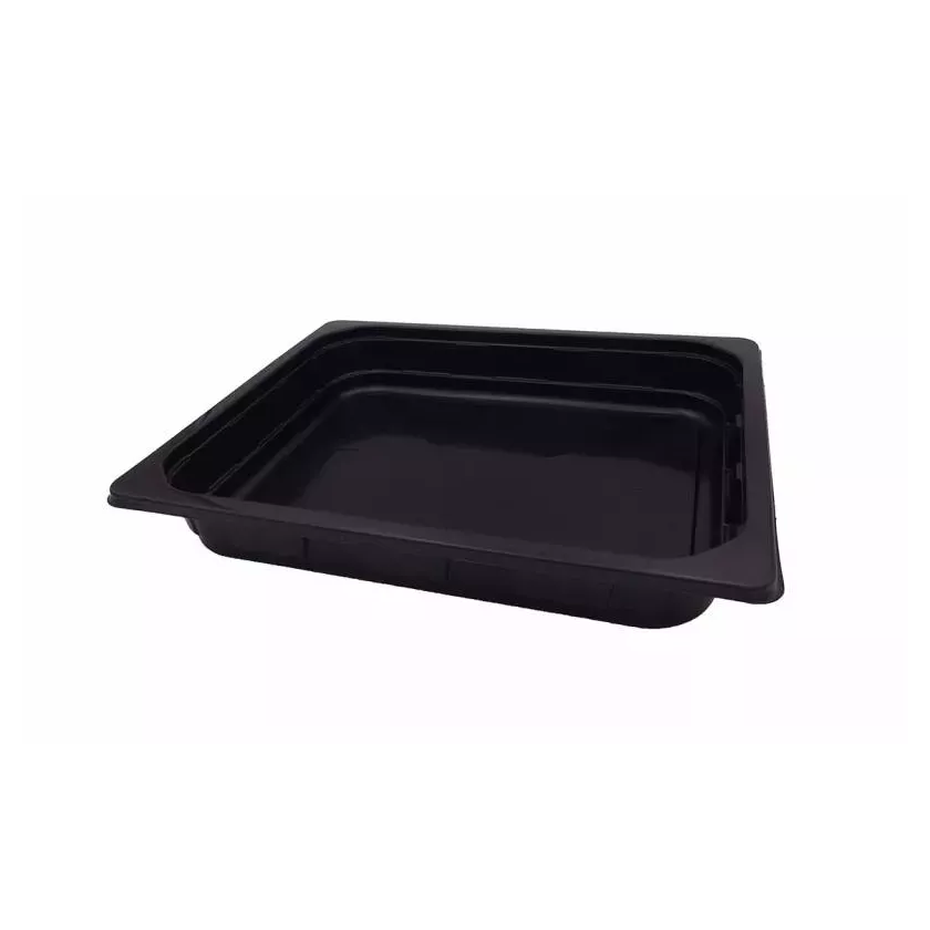 PP 1/2 GN H50 3,4L noir 325x265x50mm