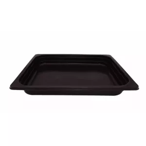 PP 1/2 GN H40 2,7L noir 325x265x40mm