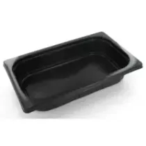 PP 1/4 GN H50 1,5L noir 265x162x50mm