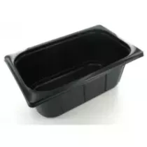 PP 1/4 GN H100 2,6L noir 265x162x100mm