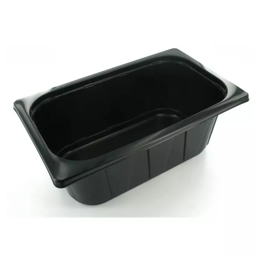 PP 1/4 GN H100 2,6L noir 265x162x100mm