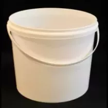 PP seau 5L blanc avec anse