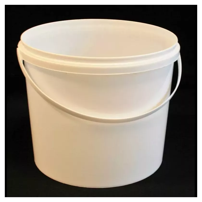 PP seau 5L blanc avec anse