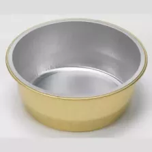 Ravier alu a pate 290ml or d100x43mm - carton 1035pcs