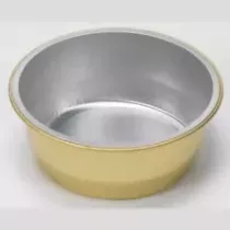 Ravier alu a pate 290ml or d100x43mm - carton 1035pcs