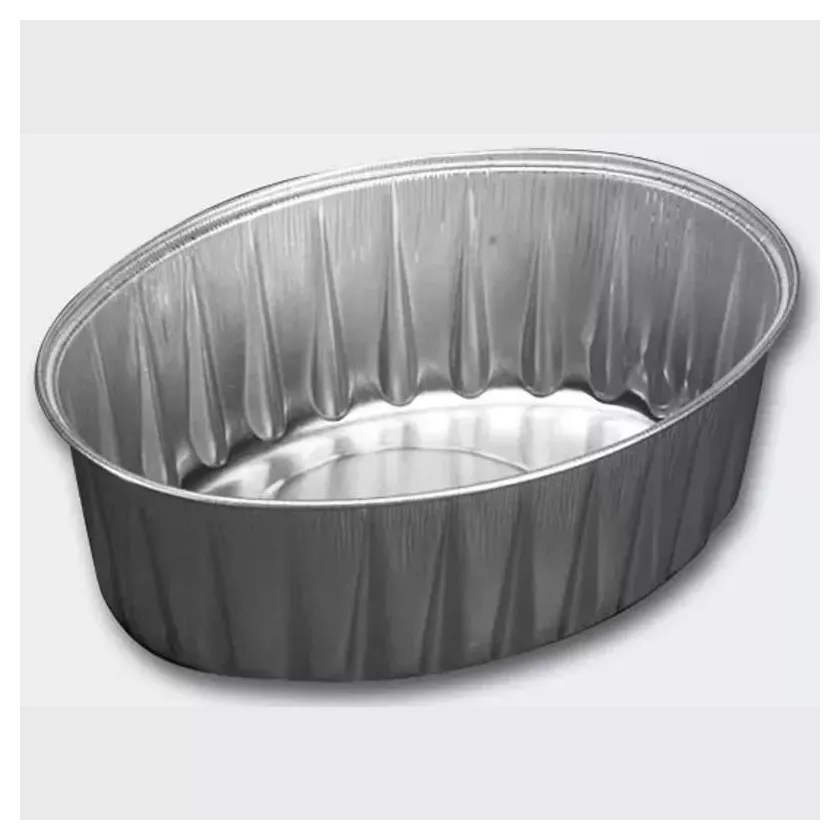 Ravier alu a pate ovale 260ml 116x83x40mm - carton 1300pcs