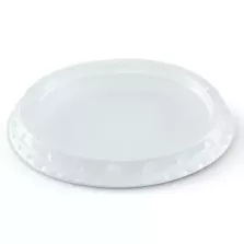 RPET couv R2C ravier 440ml rond transparent