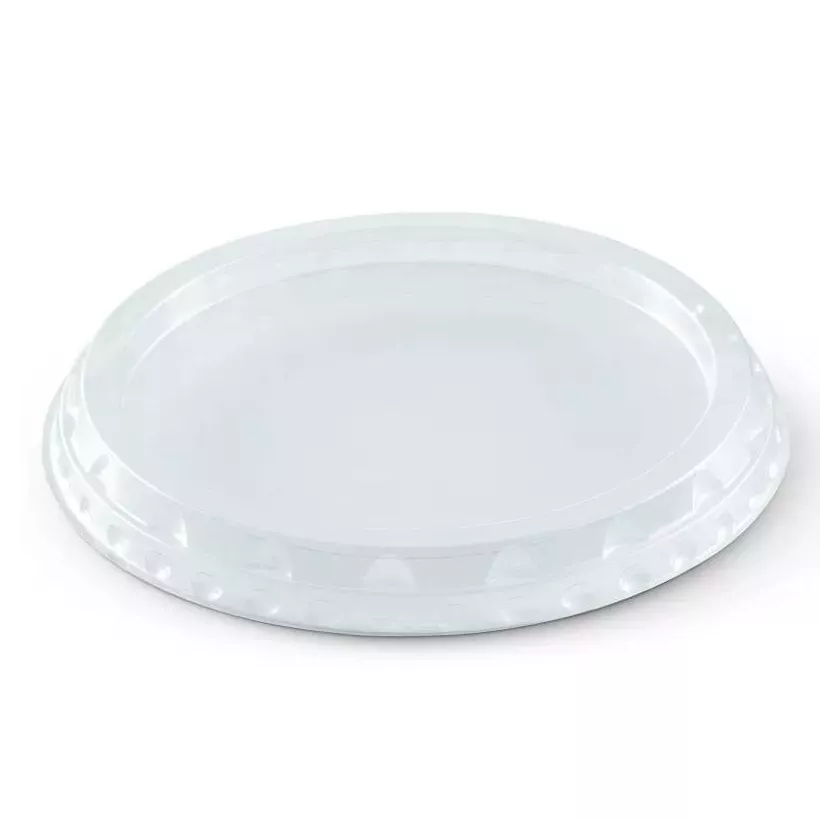 RPET couv R2C ravier 440ml rond transparent