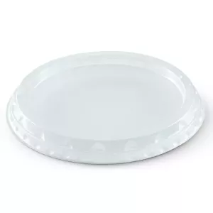 RPET couv R2C ravier 440ml rond transparent