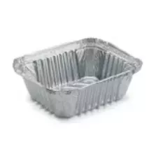 Ravier alu 500ml 1/2 L.O. bord releve 145x121x55mm - carton 1600pcs