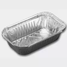 Ravier alu 660ml bord releve 192x119x43mm
