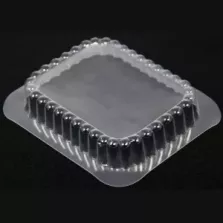 PVC couvercle 2cm dome 1/2 L.O. 140x115mm pour ravier alu