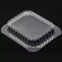 PVC couvercle 2cm dome 1/2 L.O. 140x115mm pour ravier alu