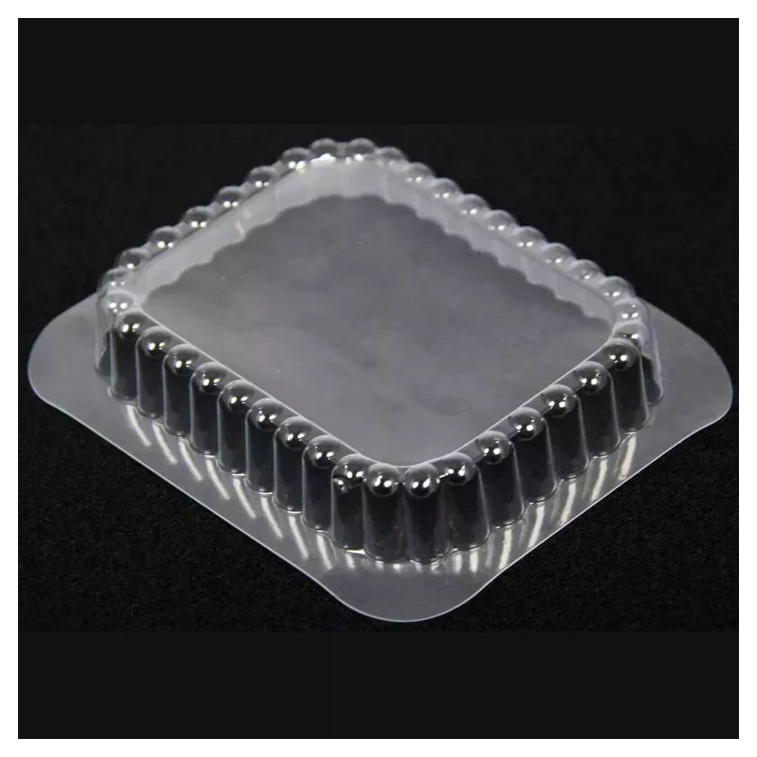 PVC couvercle 2cm dome 1/2 L.O. 140x115mm pour ravier alu