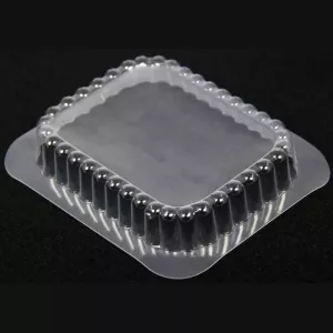 PVC couvercle 2cm dome 1/2 L.O. 140x115mm pour ravier alu
