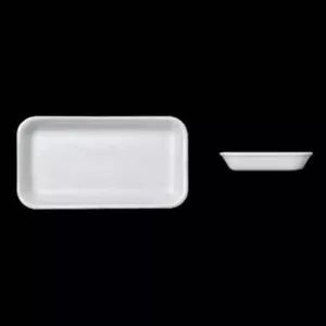 Ravier EPS 68 blanc 180x98x20mm