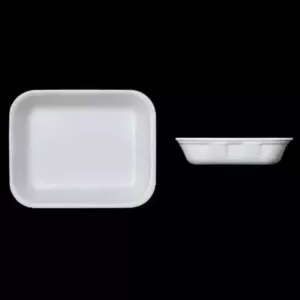 Ravier EPS 25EP blanc 225x180x40mm