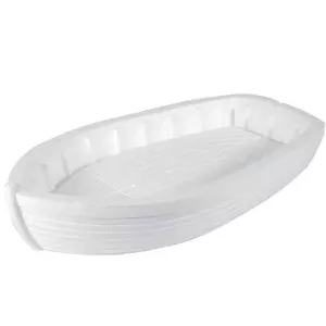 Bateau EPS fruits de mer blanc 695x400x150mm