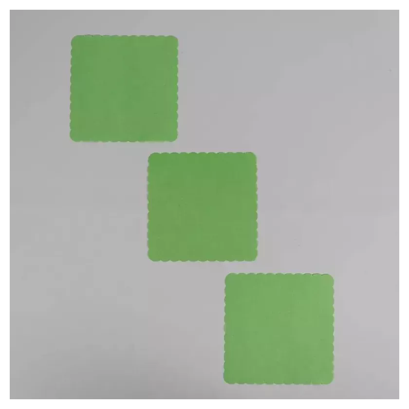 Dentelles steak carre vert Meat Saver Paper