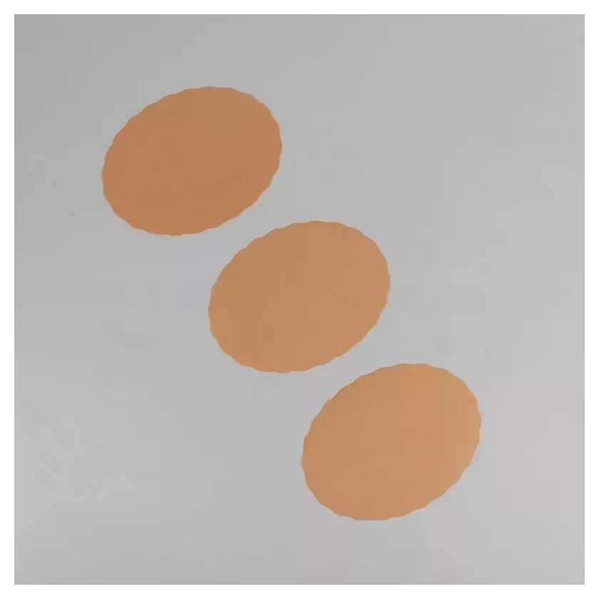 Dentelles steak ovale peach Meat Saver Paper