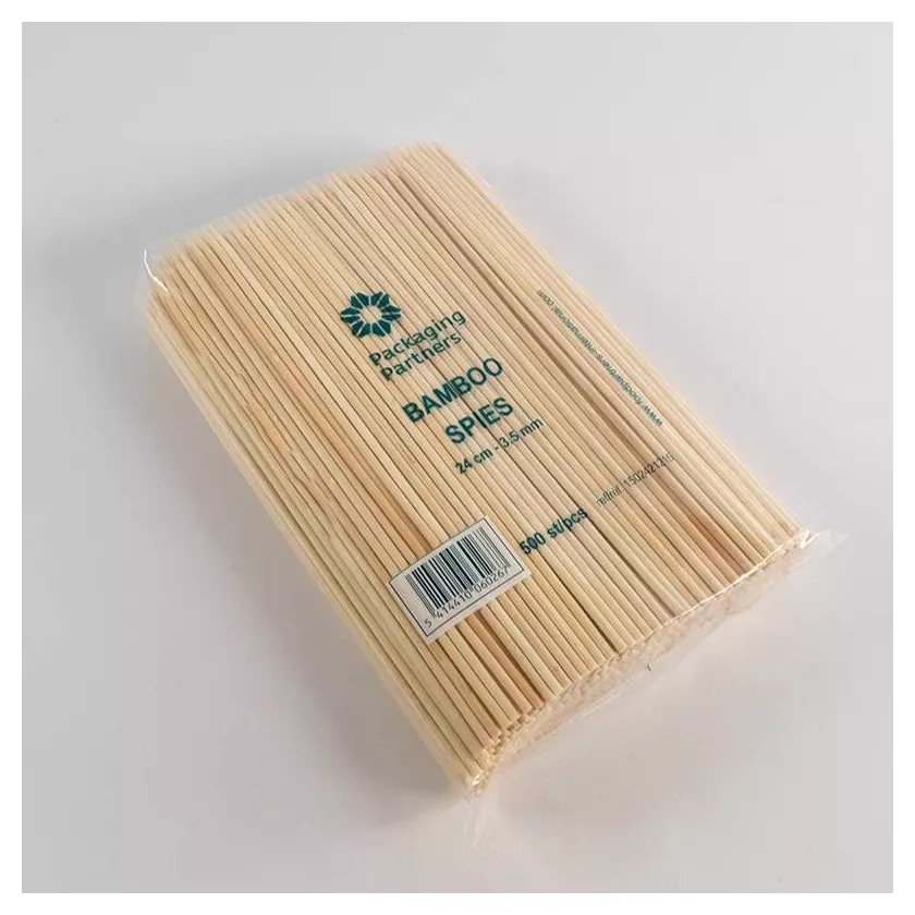 Pics bambou 24cm 3,5mm 500 pieces Packaging Partners