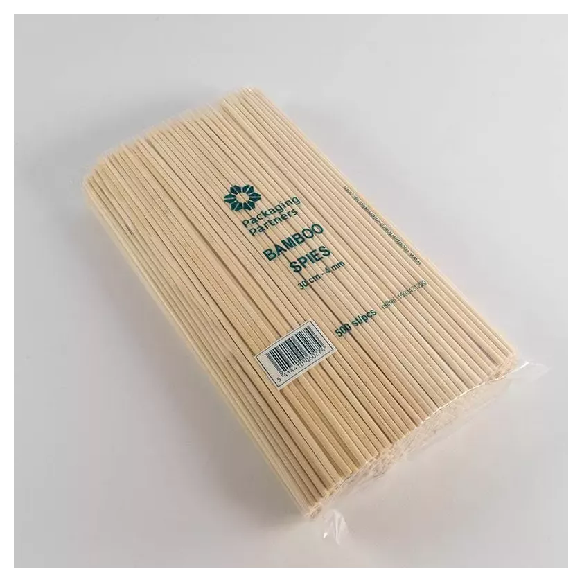 Pics bambou 30cm 4mm 500 pieces Packaging Partners